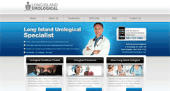 Desktop Screenshot of longislandurological.com